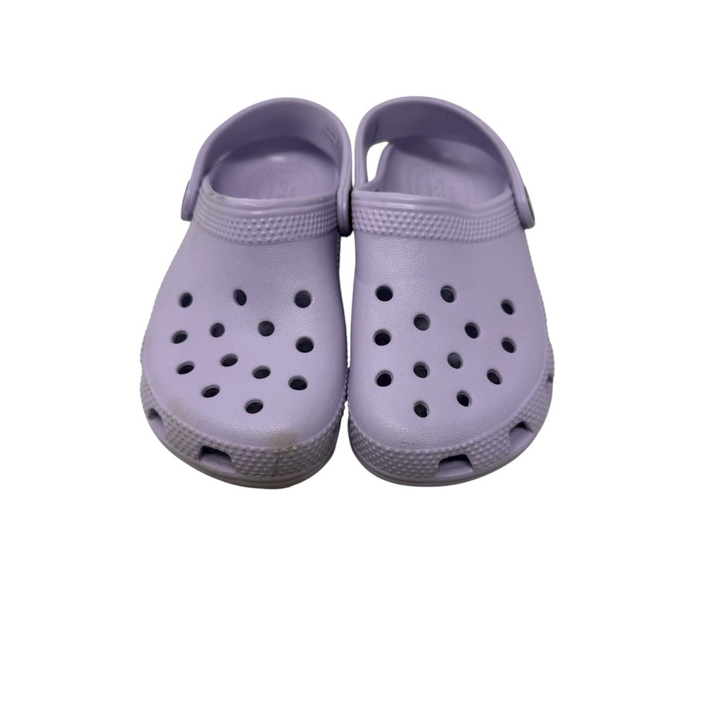 Crocs Kids Clogs Child Size C10 Lavender Purple Slip On Shoes Classic Clog